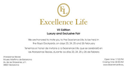 Invitation Excellence Life Barcelona